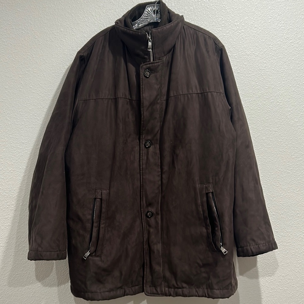 Bugatti Stockmann 1862 Soft Chestnut Overcoat Men SZ 50